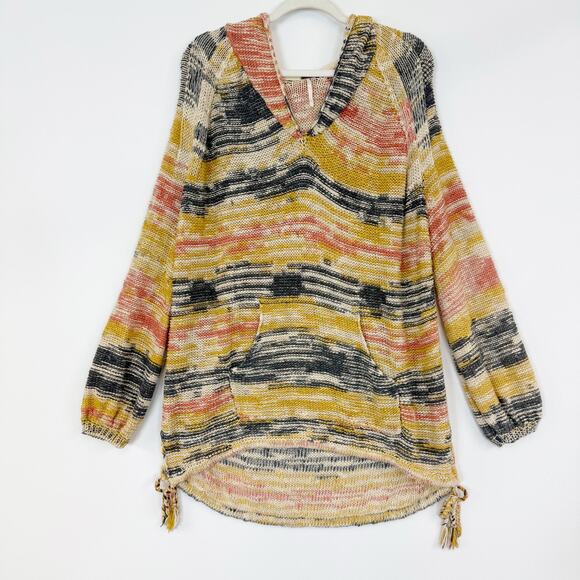 Free People Revolve Snowcone Hoodie in Blue Combo Women's Large - Picture 2 of 12